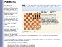 Tablet Screenshot of pgnmentor.com